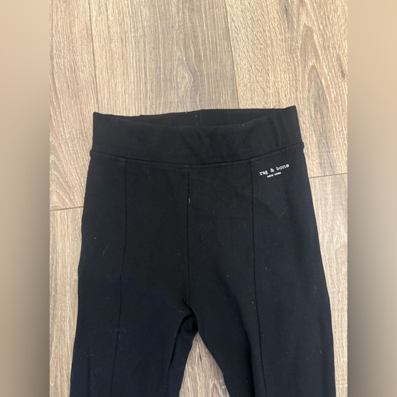 Rag & Bone Sunday Leggings w Logo & Ankle Zips. Size XS. - Picture 4 of 6